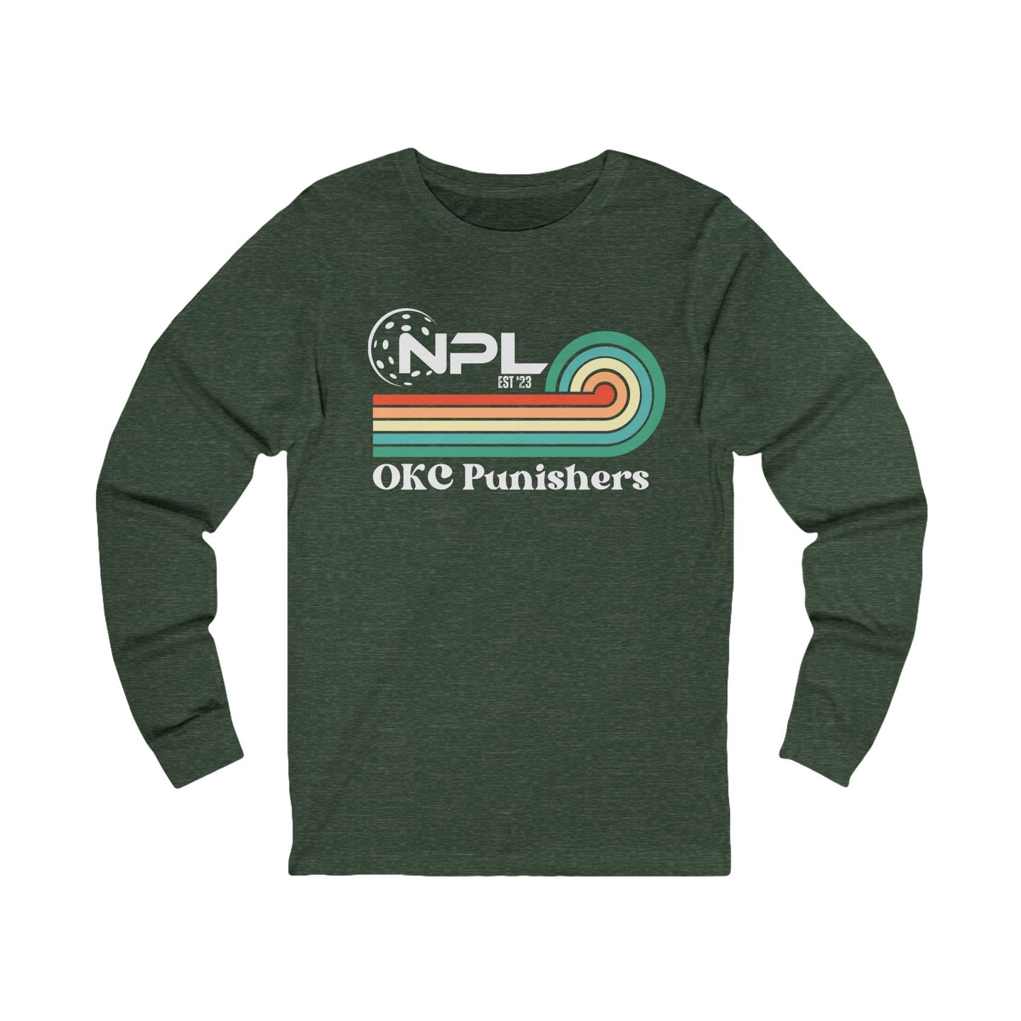 Nelms OKC Punishers Retro Custommized Unisex Jersey Long Sleeve Tee