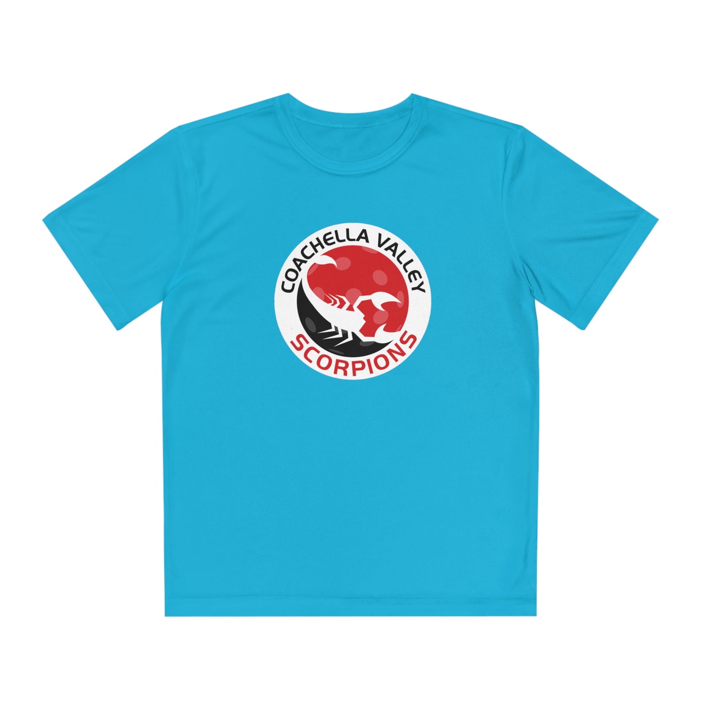 Coachella Valley Scorpions - Youth Competitor Tee, Moisture Wicking -customize back