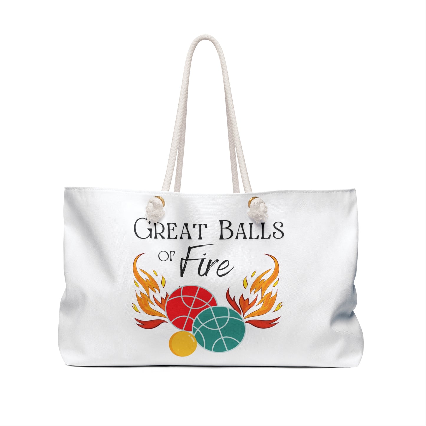 Great Balls of Fire - Weekender Bag - can add name