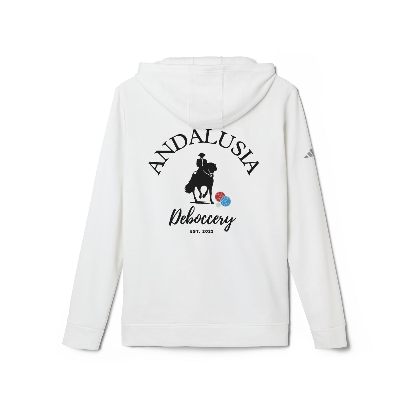 Andalusia Deboccery ADIDAS Unisex Fleece Hoodie. - 70% cotton/30%% poly