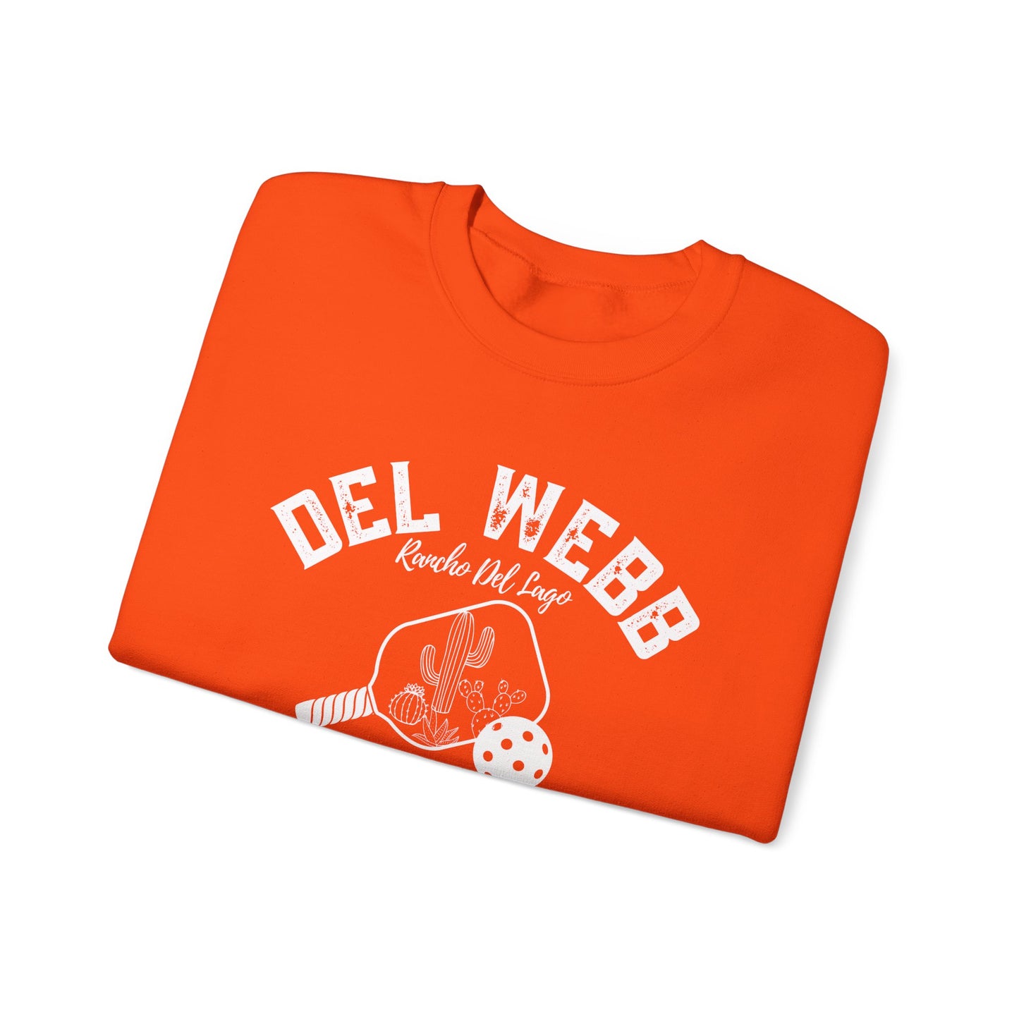 Del Webb Pickleball Beachy Style - Dink in the Desert - Unisex Crew -Can add name to sleeve with paddles