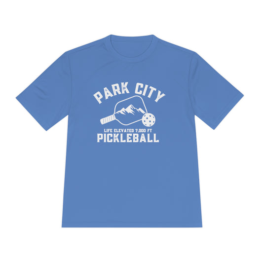 Park City Pickleball - SPF 40 - Moisture Wicking - Unisex Moisture Wicking Tee