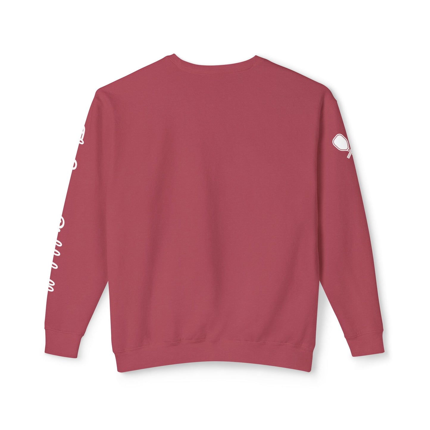 PICKLE Garment Dyed Crew (Distressed) - The Greens Pickleball on left sleeve, logo front, customize right sleeve, add name