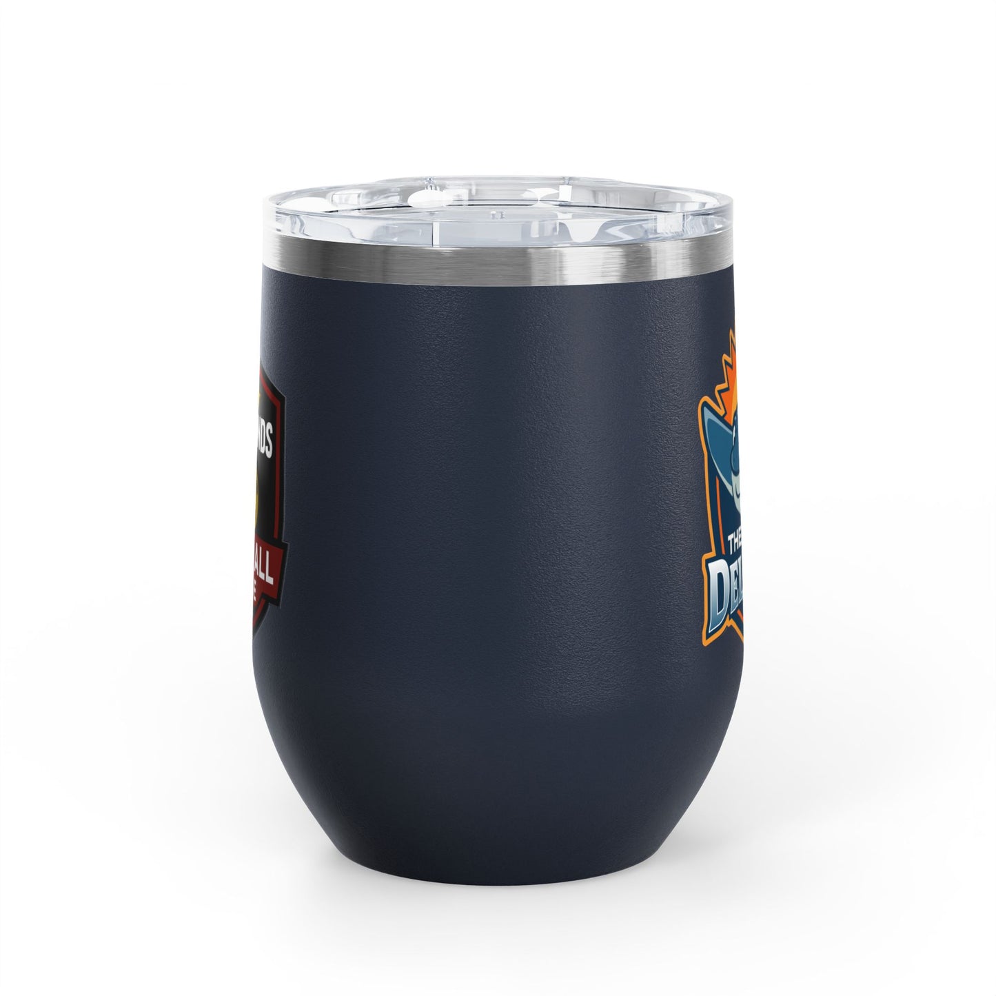 The Del Rays/US Legends Pickleball 2- sided logo Wine Tumbler, 12oz