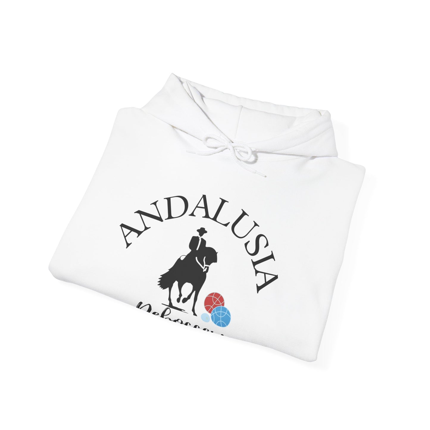 Dawn- Custom Andalusia Unisex 50% cotton/50 poly Hoodie - customize sleeve included