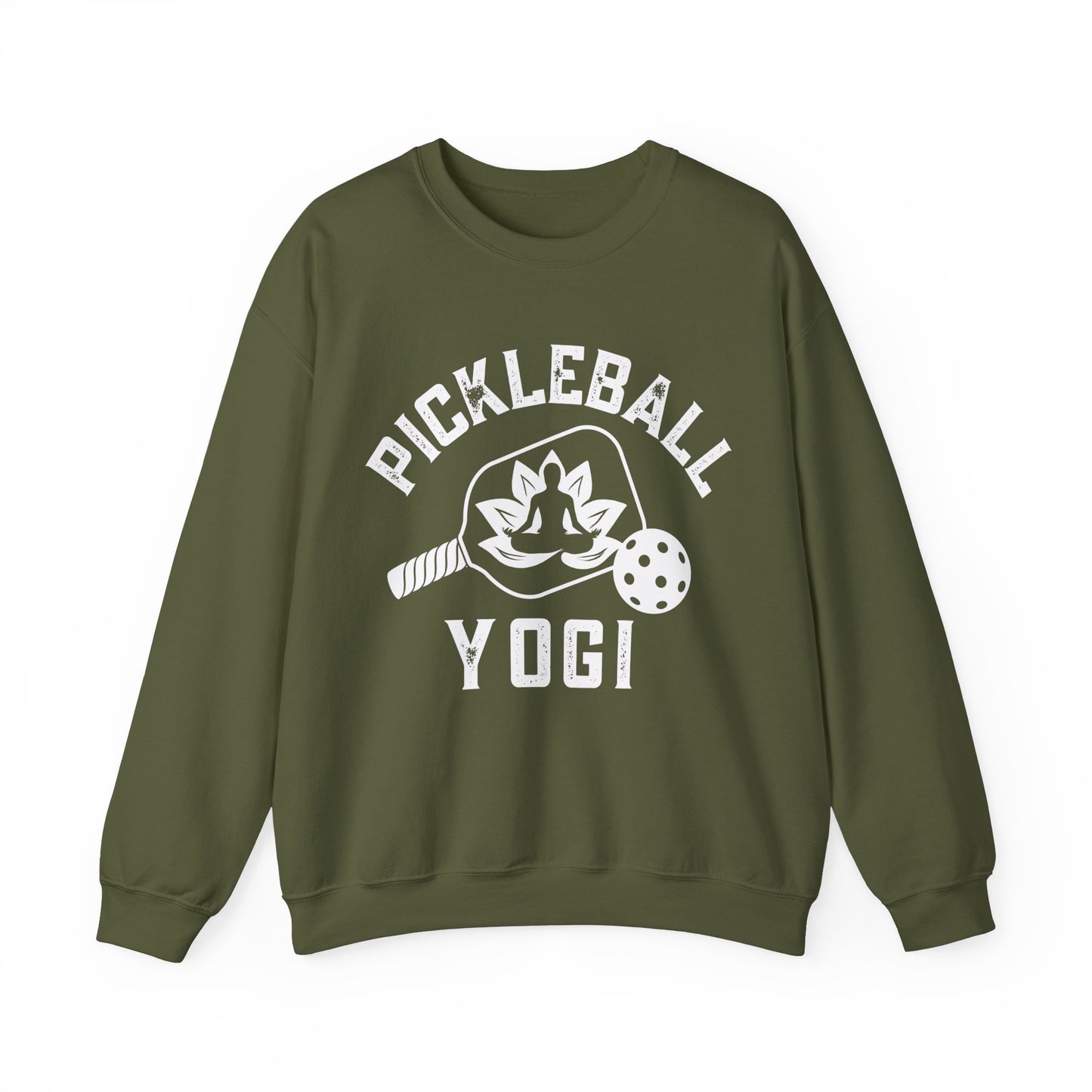 Pickleball Yogi Crew - can customize sleeve & back as shown