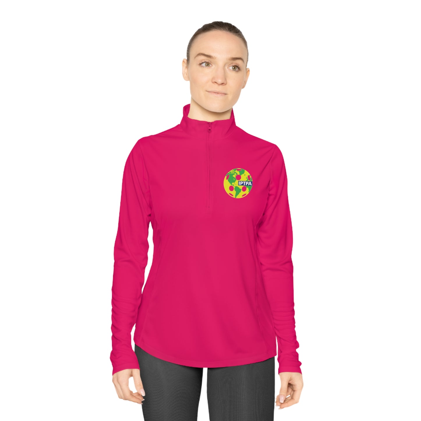 Alicia Ladies Moisture Wicking, SPF 40 - Quarter-Zip (customize name)