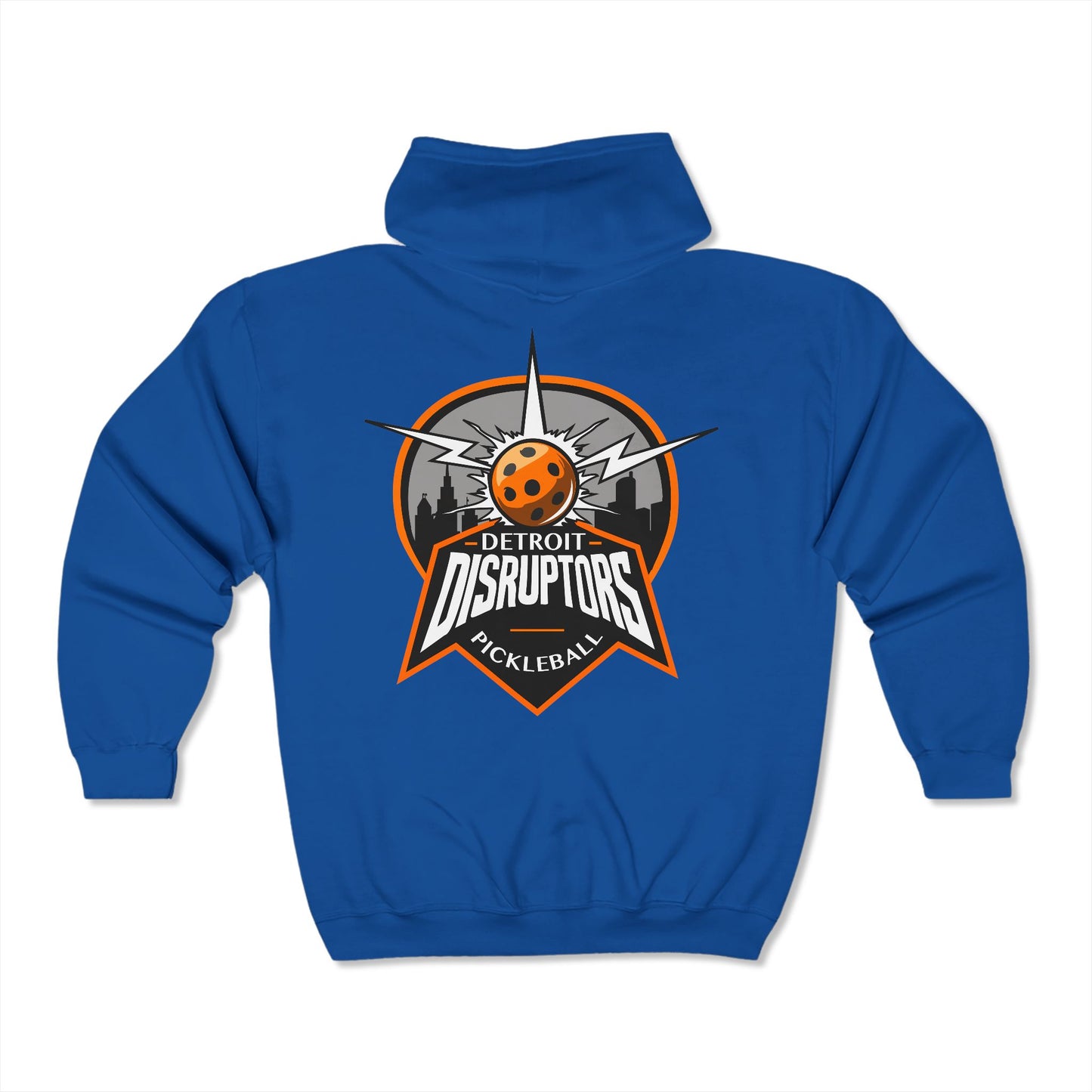 Detroit Disruptors Pickleball Hoodie - Unisex Heavy Blend Full Zip Sweatshirt