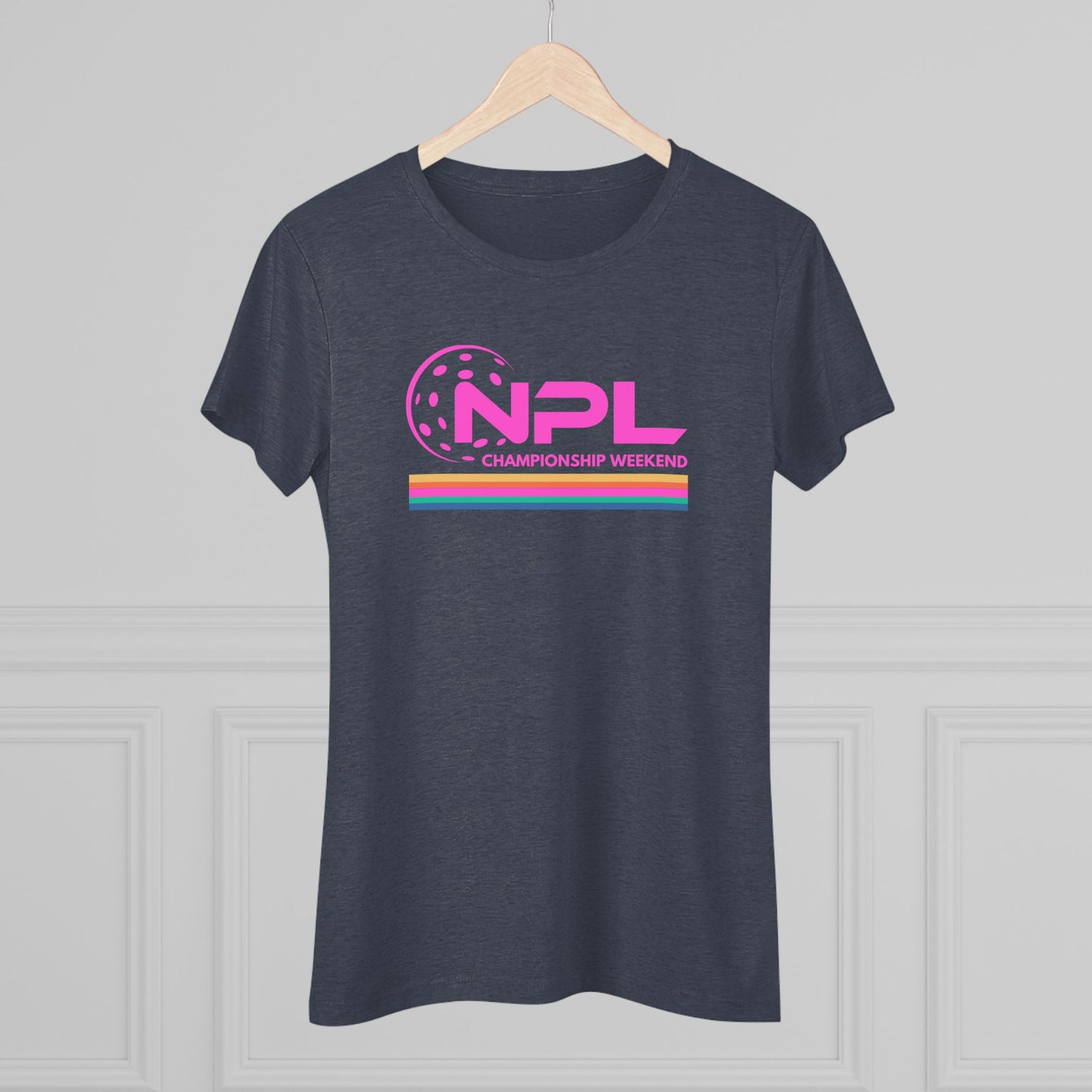 NPL Championship Weeekend - Women's Triblend Tee- Customize back