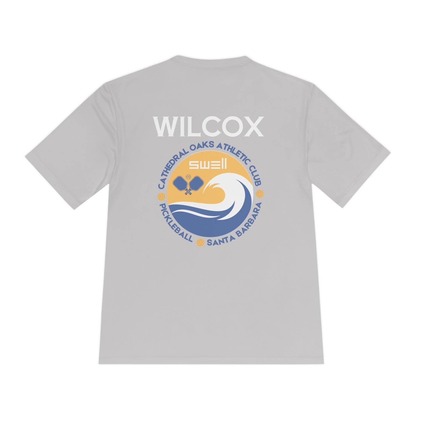 SWELL LEAGUE Shirts CUSTOMIZED Men’s/Unisex SPF 40 Moisture Wicking Tee - customize back or left chest free