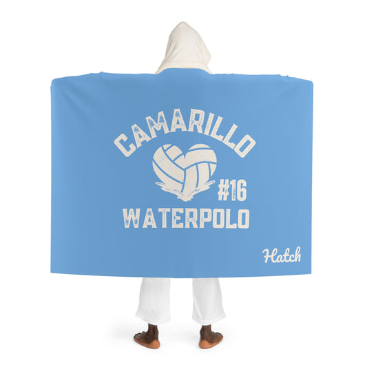 Camarillo Waterpolo - Hooded Sherpa Fleece Blanket