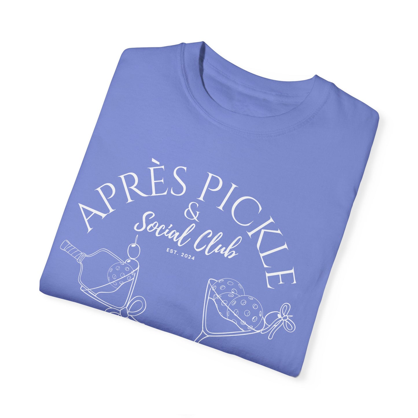 APRES Pickle & Social Club Unisex Garment-Dyed T-shirt