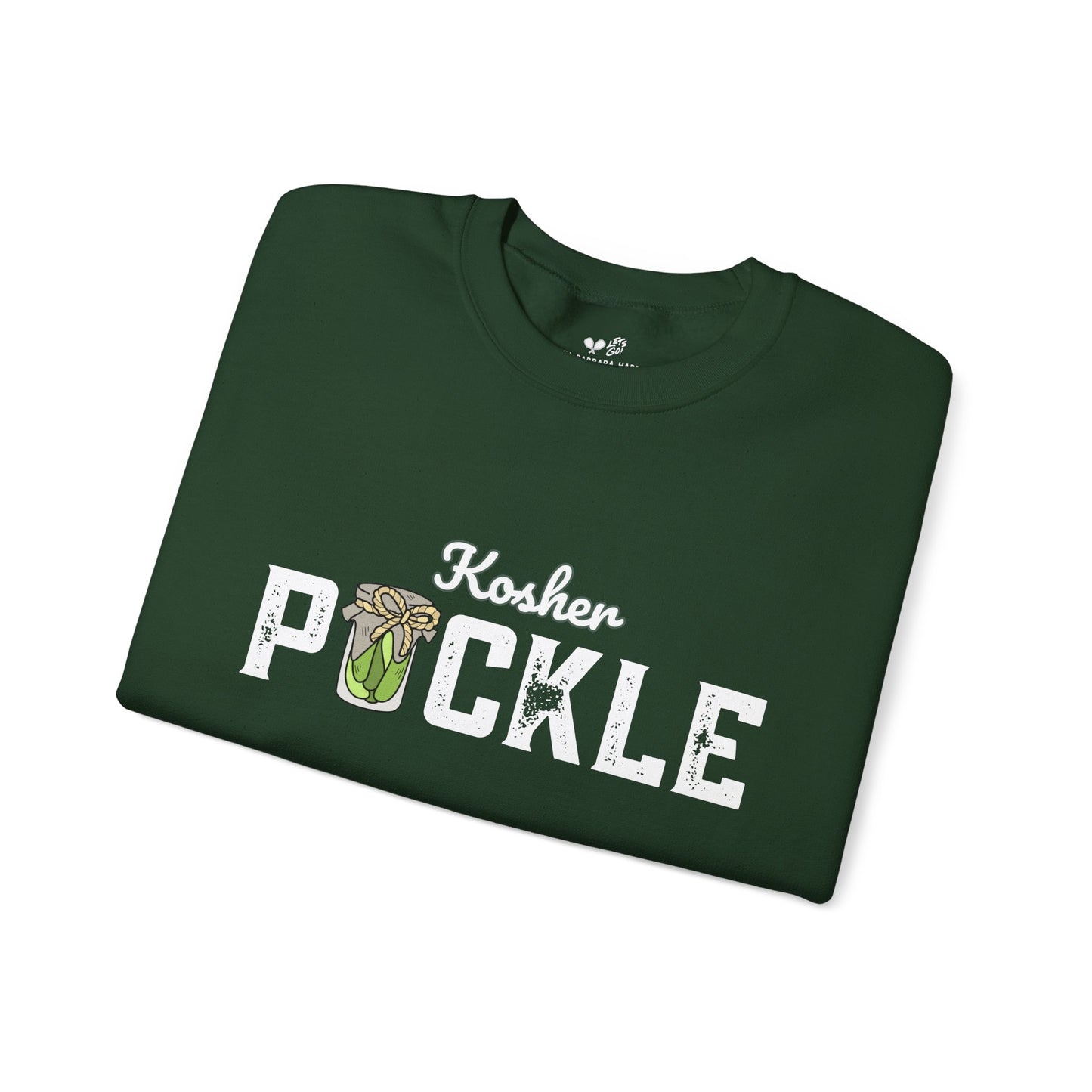 PICKLE Kosher Crew 50/50 Plush/Unisex - can customize sleeve w/ name