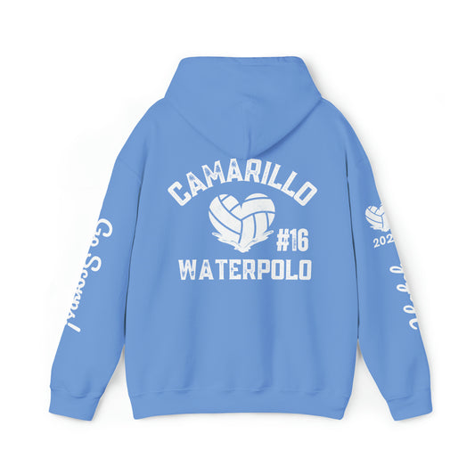 Camarillo Waterpolo Hoodies - CUSTOMIZE any side - put in the notes of order