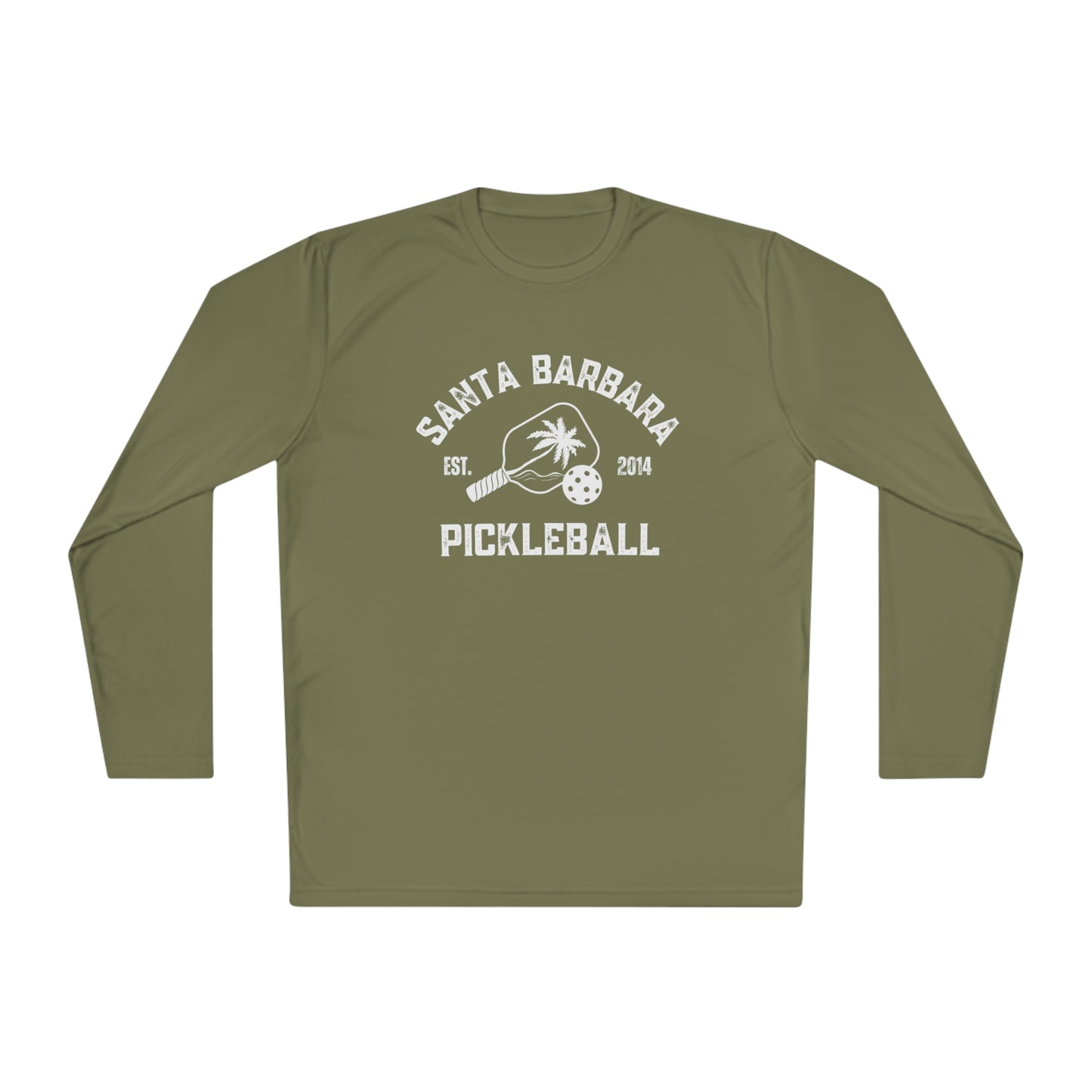 Santa Barbara Pickleball - Jewel Tones - Unisex moisture wicking spf 40 Lightweight Long Sleeve Tee