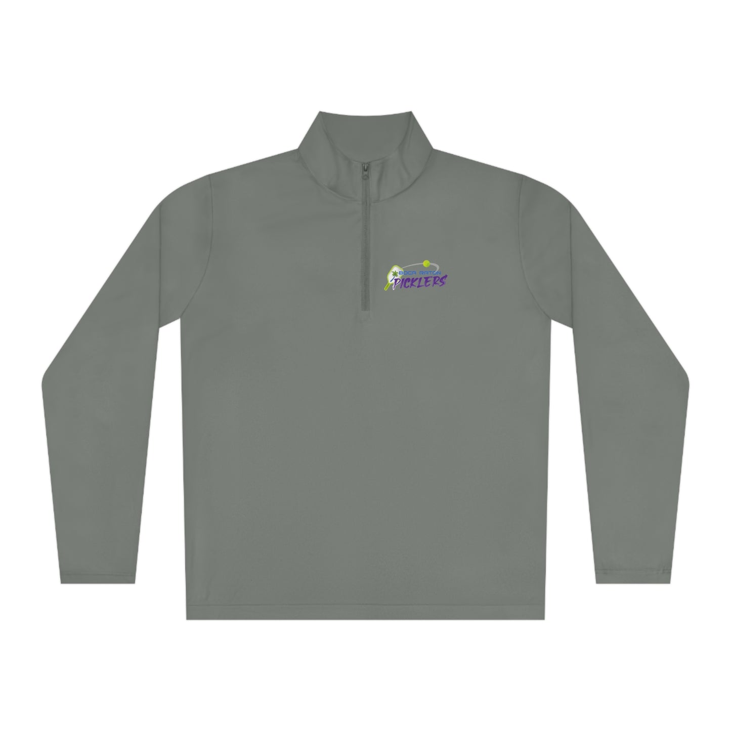 Boca Raton Picklers - NPL Team - Unisex Quarter-Zip, Moisture Wicking, SPF 40 -customize back