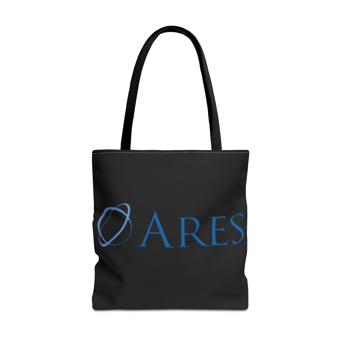 Ares Logo Tote Bag - Stylish Black Carryall for Everyday Use