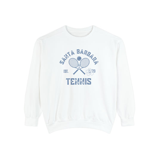 Santa Barbara Tennis - Crew - Comfort Colors - Unisex Garment-Dyed Sweatshirt