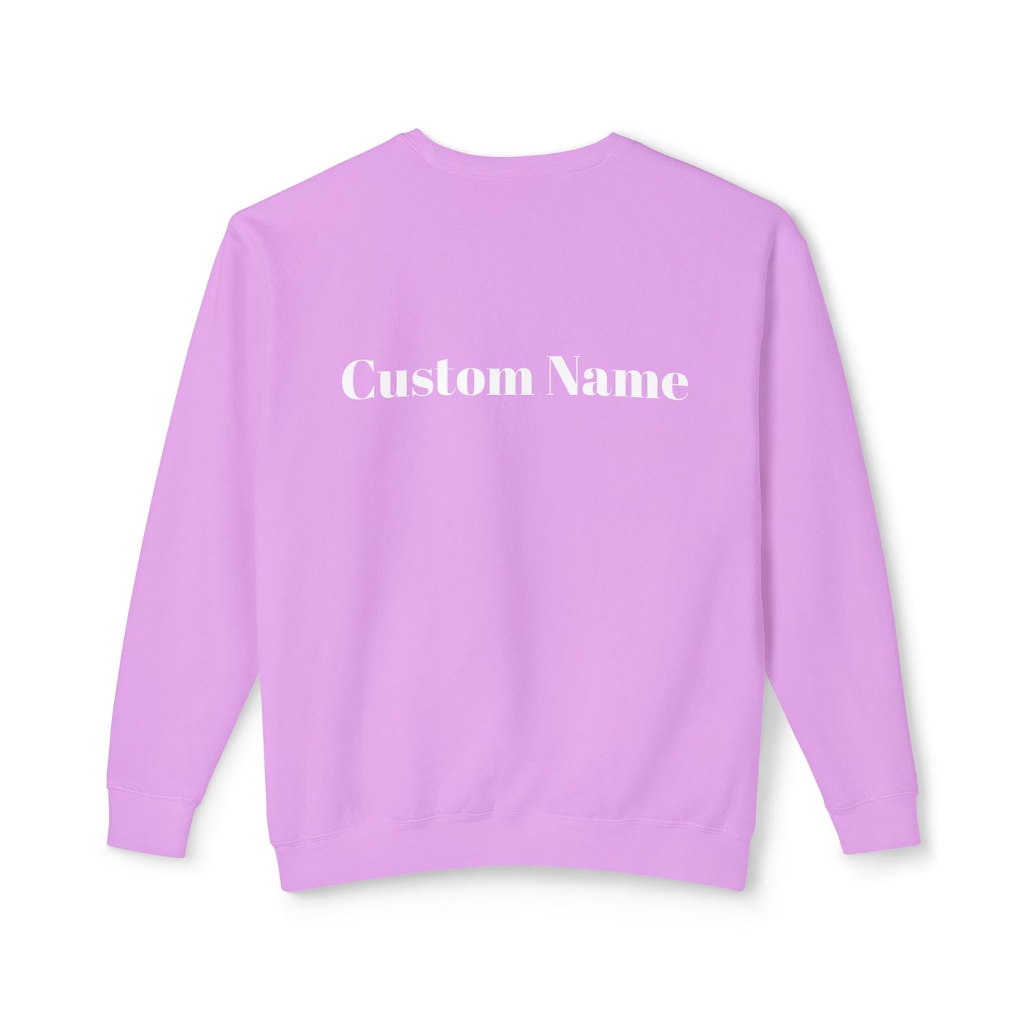 Tucson Pickleball Unisex Lightweight Garment Dyed Crewneck Sweatshirt. Can customize back or sleeve