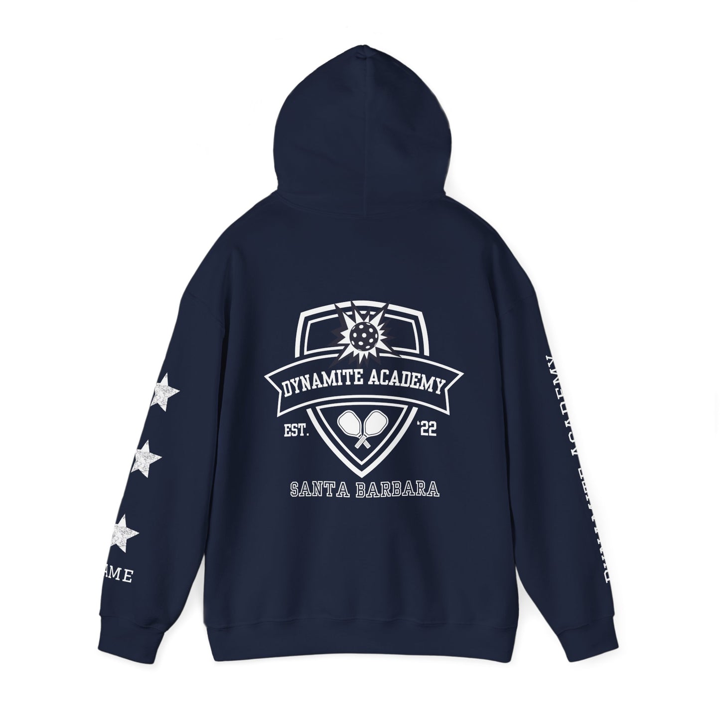 Dynamite Pickleball Academy -Unisex Hoodie - Customize Name (can request blank sleeves)