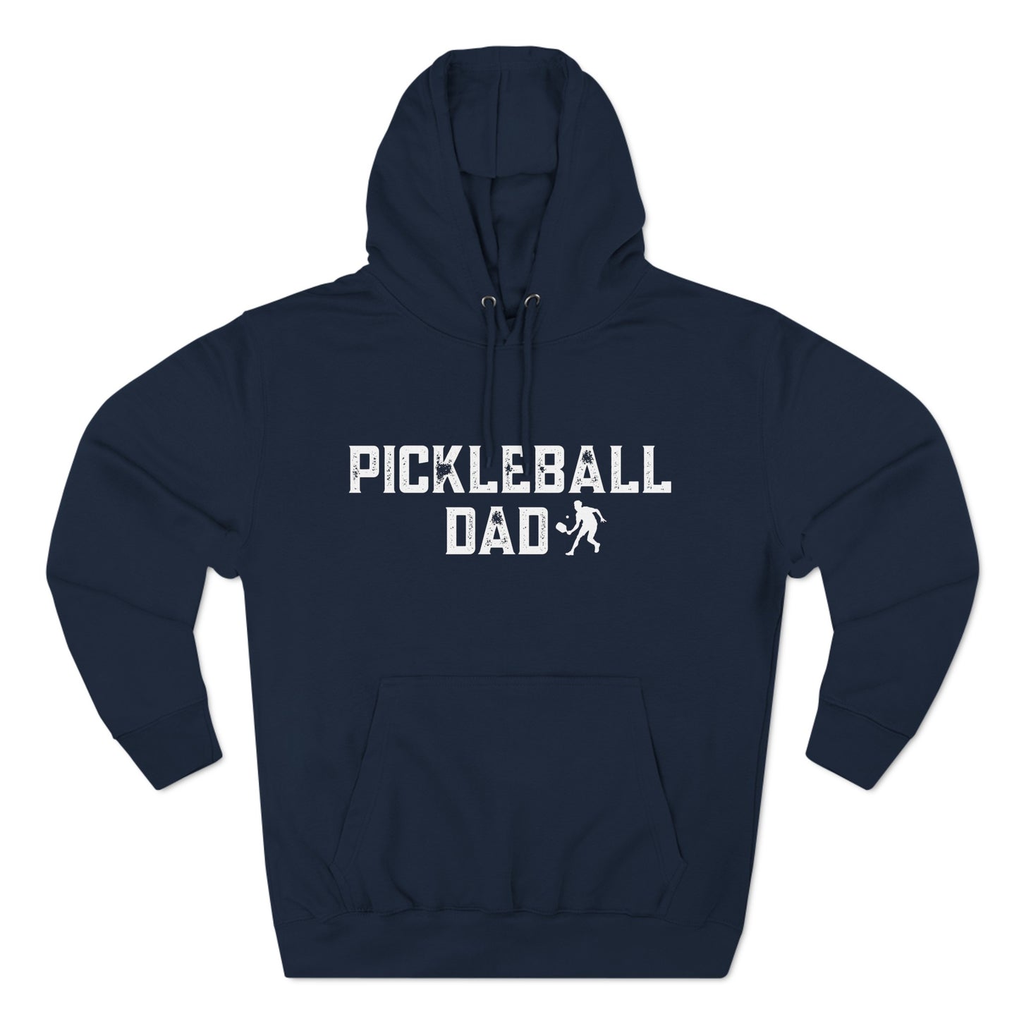 Pickleball Dad - Beachy Print - High End Plush Hoodie - 80% cotton/20%poly - can customize sleeves