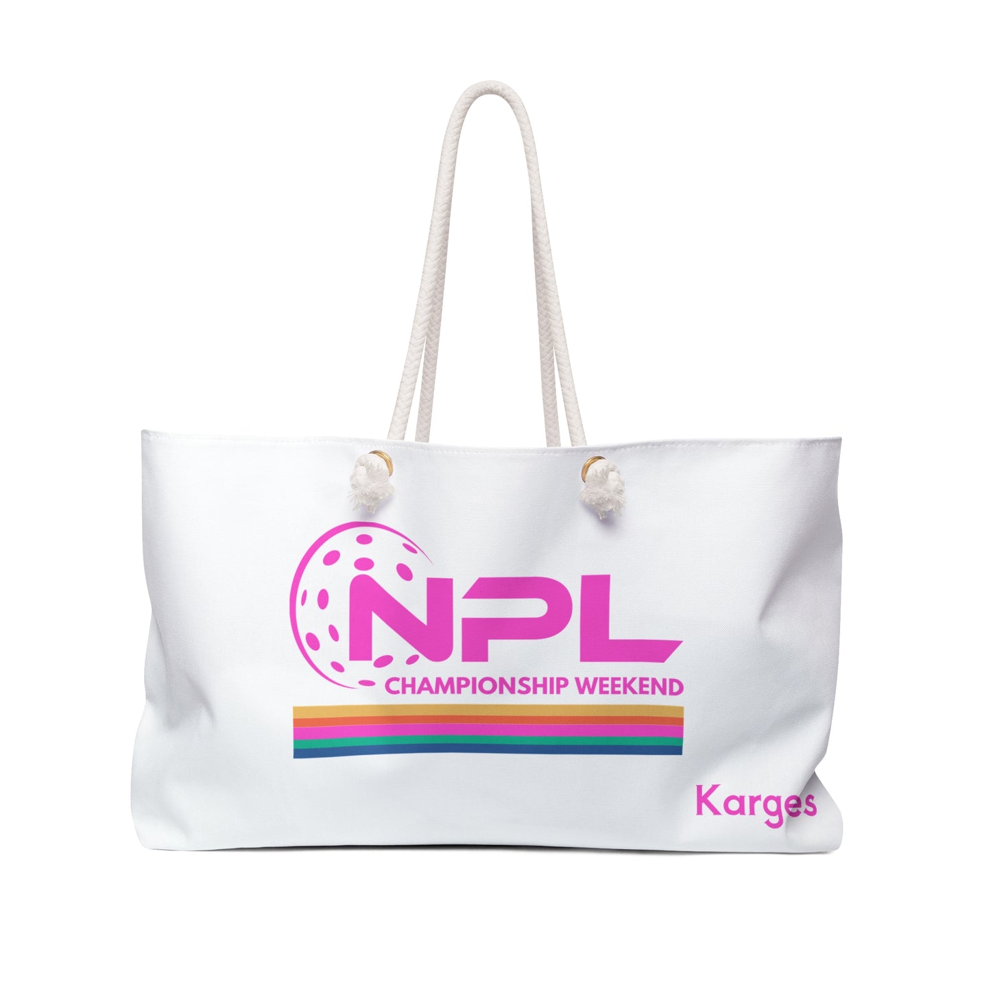 NPL Championship Weekend Travel Bag - Customize Name FREE