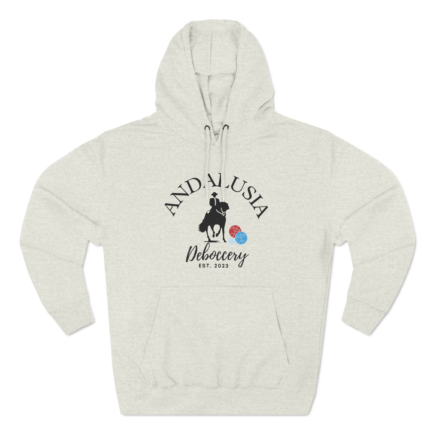 Andalusia Deboccery 80% cotton/20% poly Lane 7 - Three-Panel Fleece Hoodie