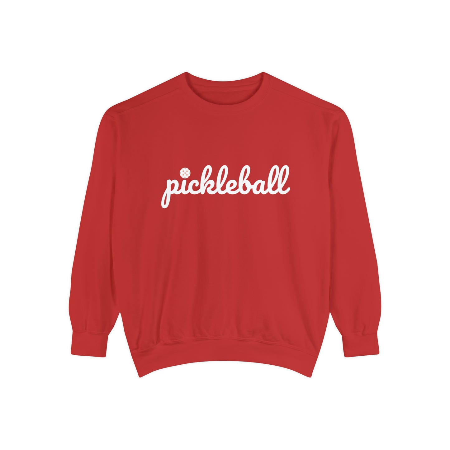 Kara’s Pickleball Script w/ Ball - unisex garment dyed crew. - Comfort Colors