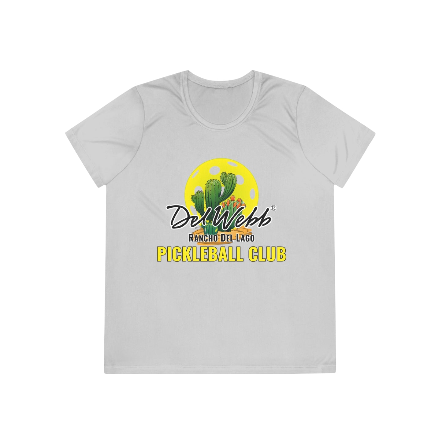 Del Webb Pickleball - Moisture Wicking, SPF 40, Ladies Competitor Tee