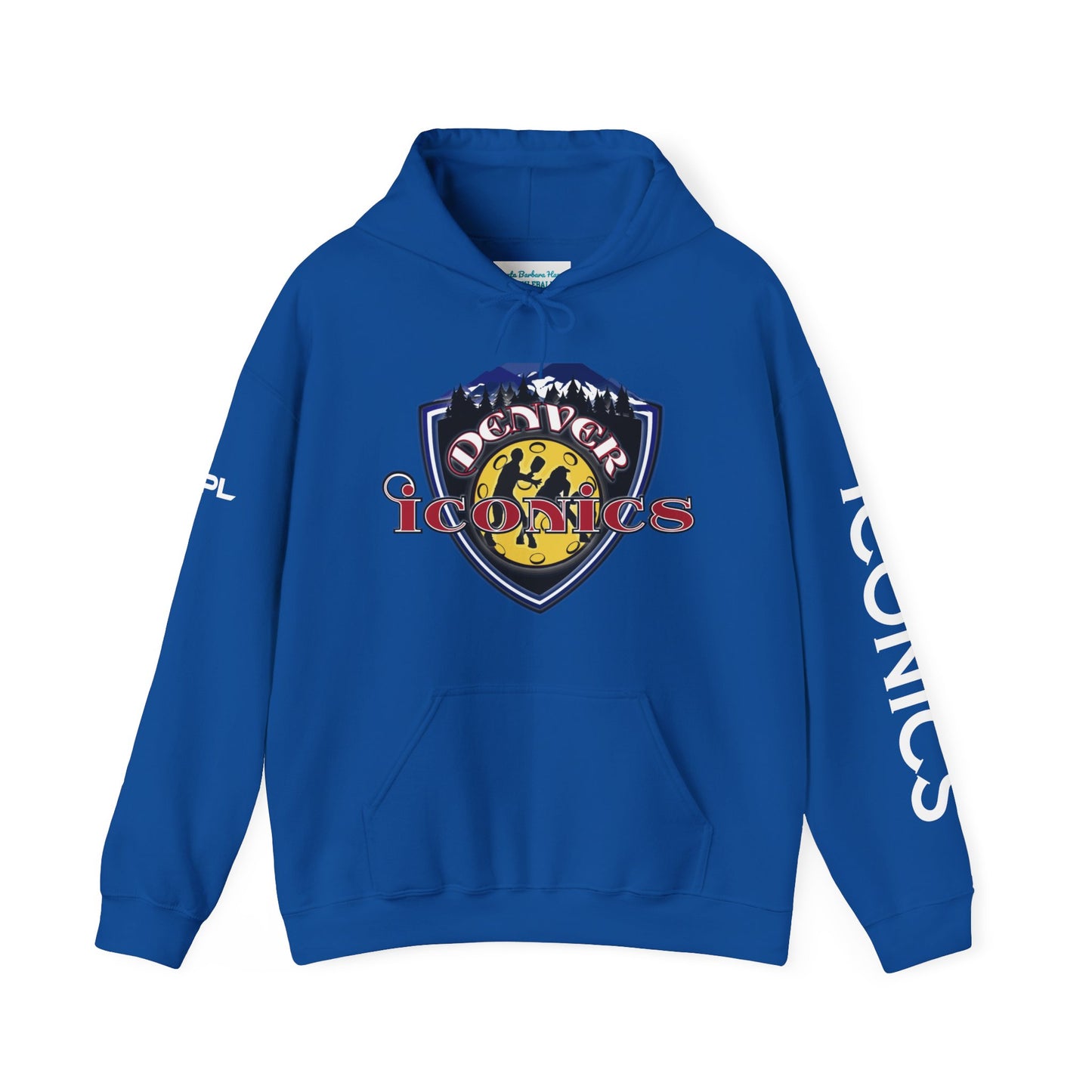 Denver Iconics NPL Team - 4 Sided Design - Unisex Hoodie (customize name)
