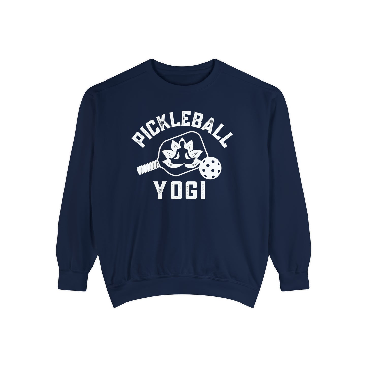 Pickleball Yogi - Unisex Garment-Dyed Sweatshirt