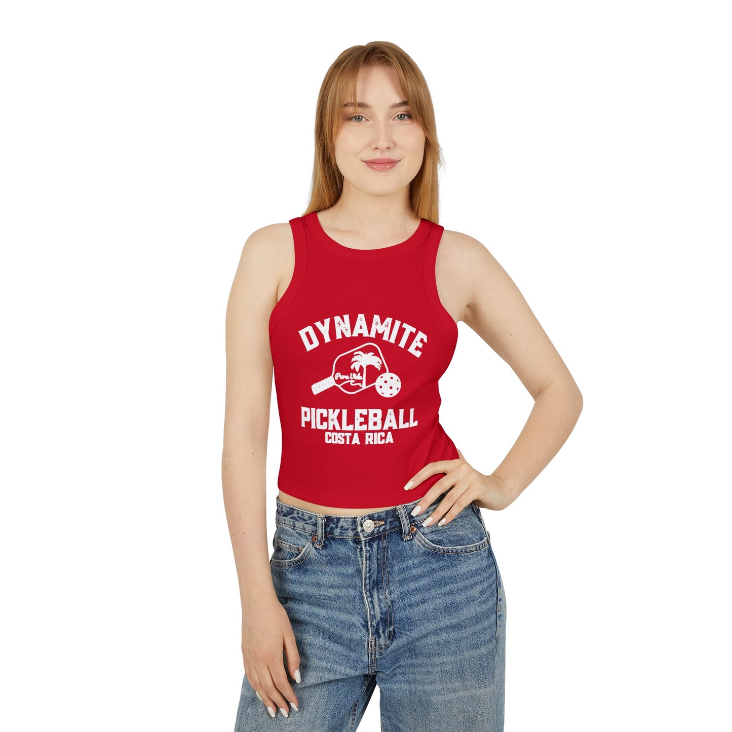 Pura Vida Dynamite Pickleball Racer Tank Top for Active Women