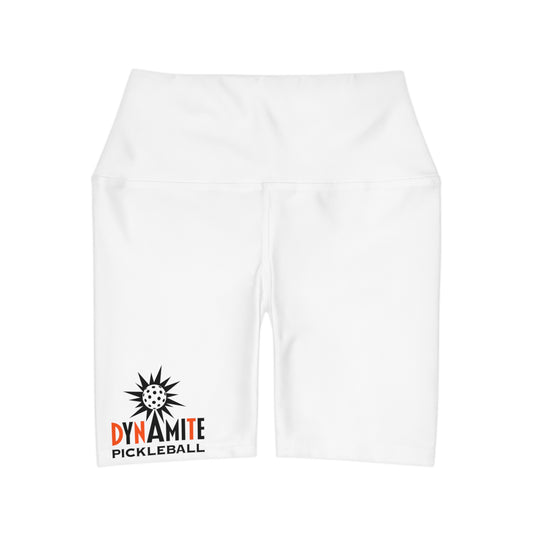Dynamite Pickleball -High Waisted Yoga Shorts