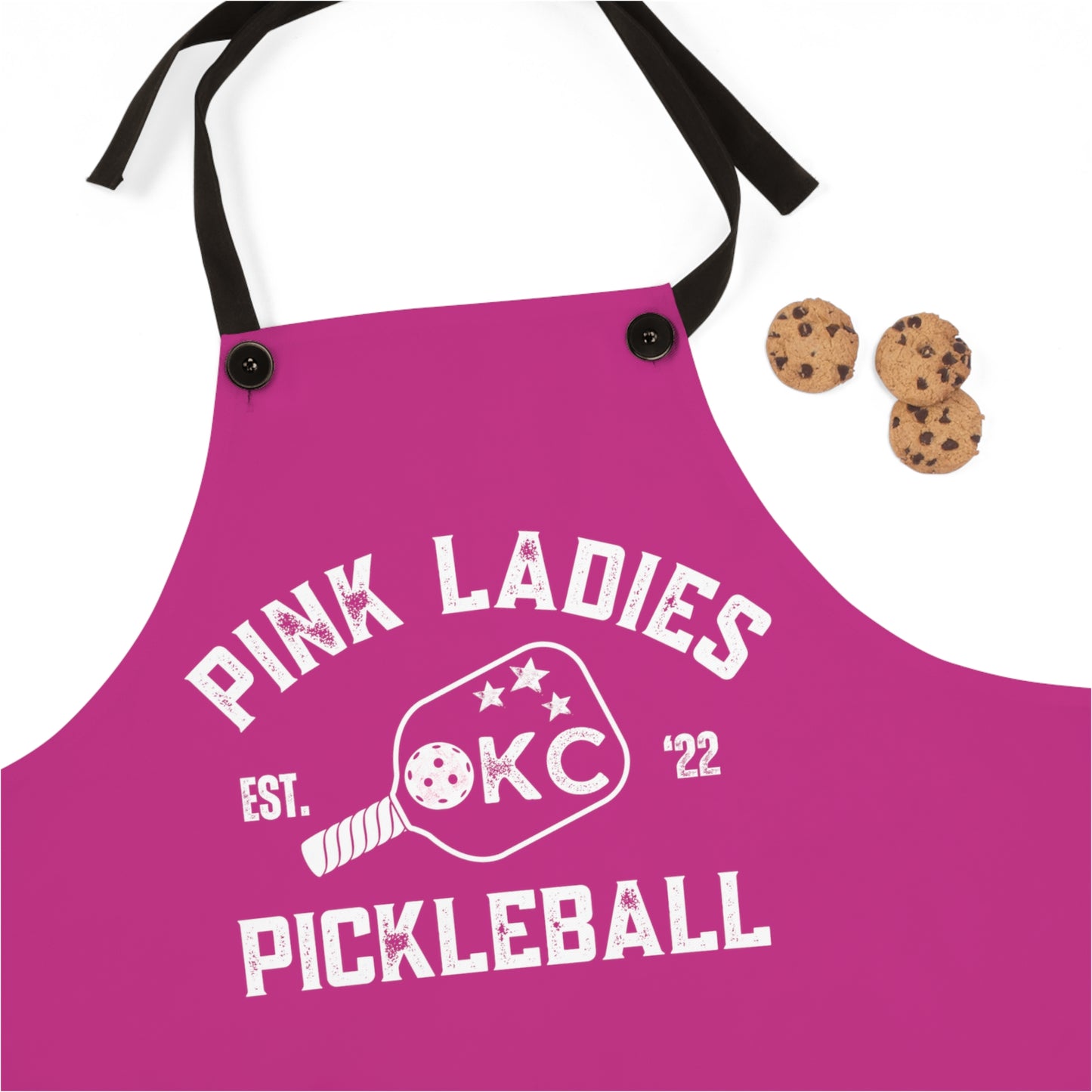 Pink Ladies Pickleball Apron -customize your name