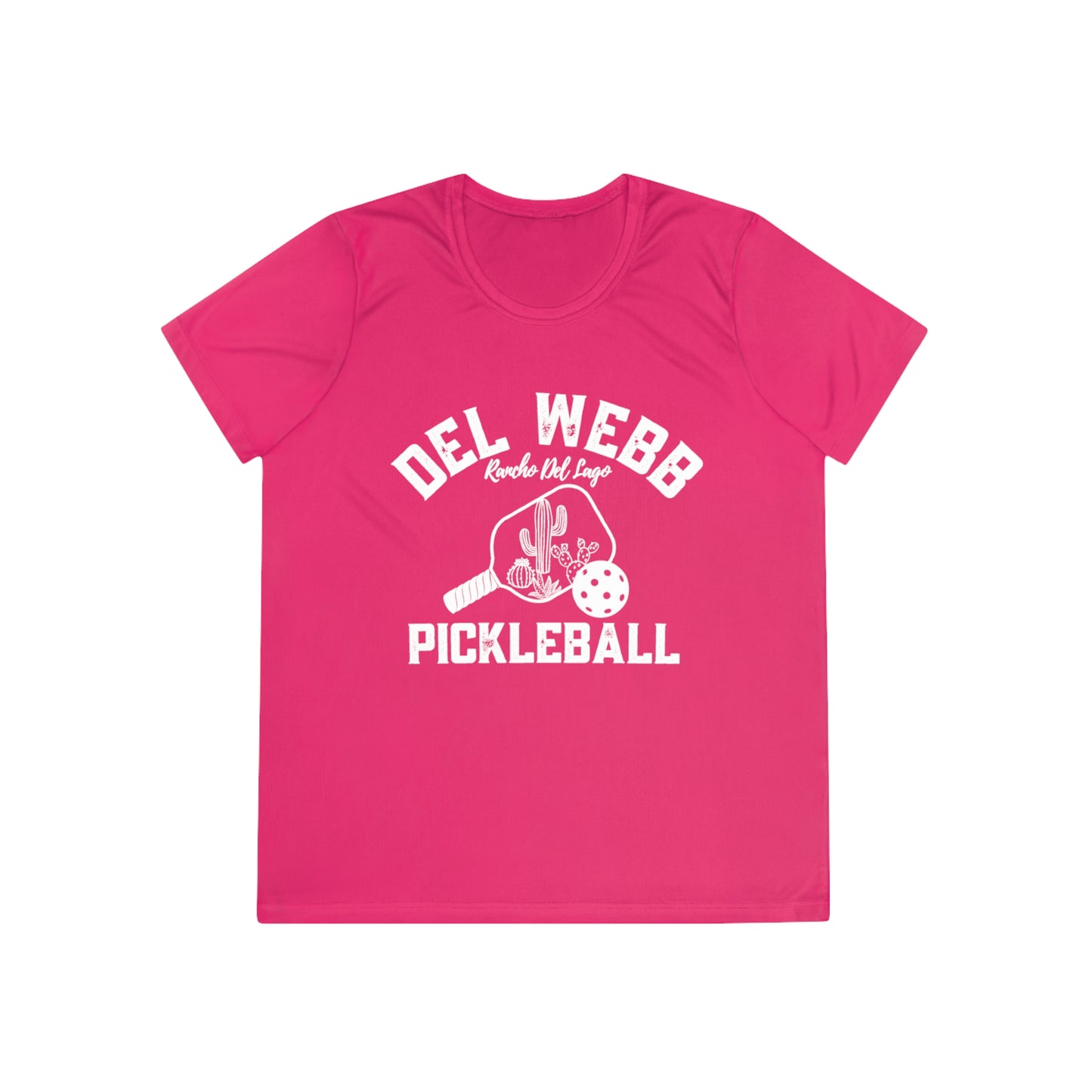 Del Webb Pickleball - Moisture Wicking, SPF 40, Ladies Competitor Tee