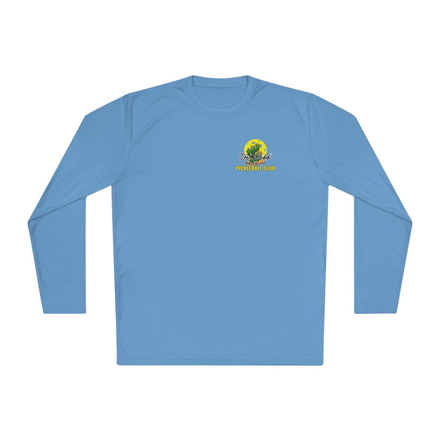 Del Webb Country Club. Fuller Cut -Unisex Moisture Wicking, SPF 40, Lightweight Long Sleeve