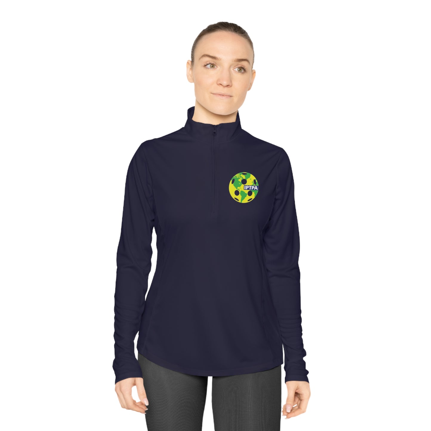 Alicia Ladies Moisture Wicking, SPF 40 - Quarter-Zip (customize name)
