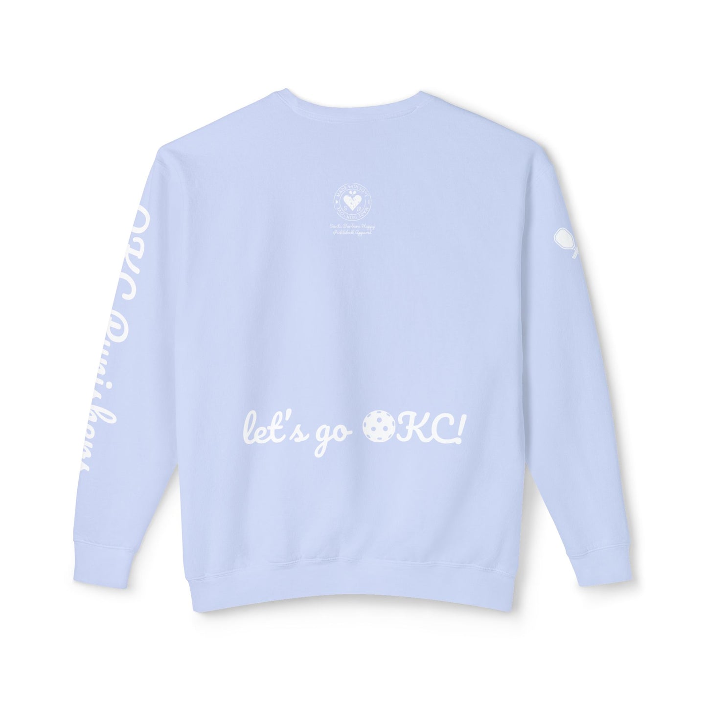 NPL Garment Dyed- Unisex Garment Dyed Lightweight Crew - Customize Sleeve w/ Name