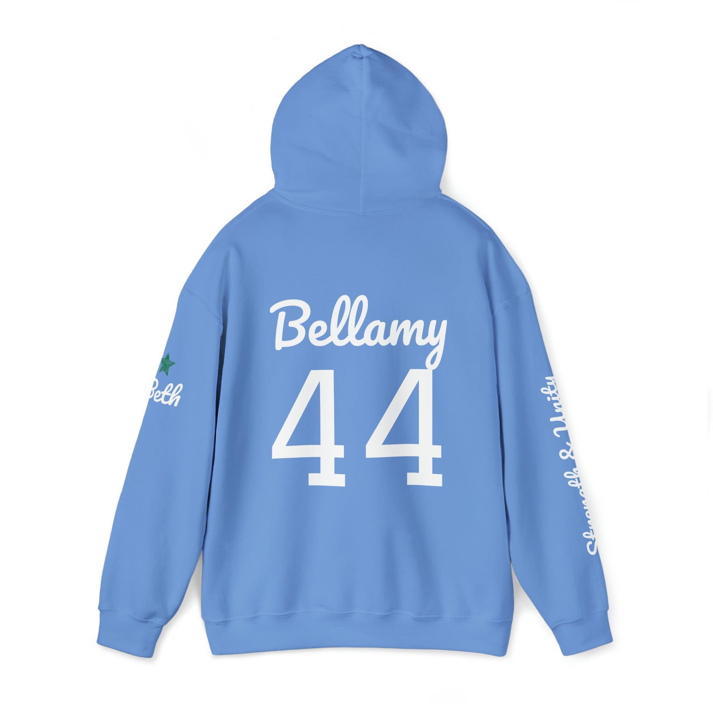 OKC Punishers Hoodie w/ Stars Green Letters - customize sleeve & back