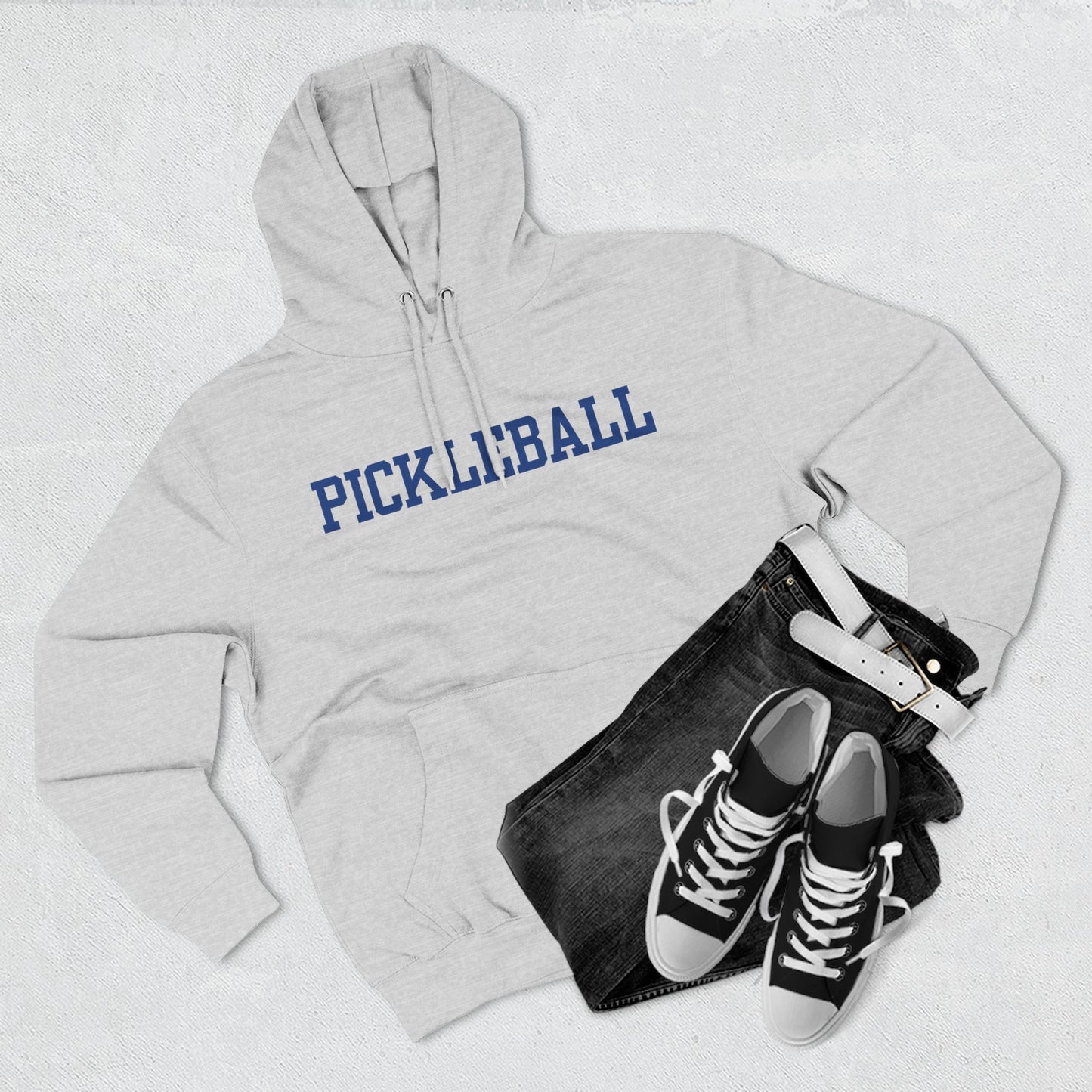 PICKLEBALL Unisex Coziest Lane 7 Hoodie 80% cotton, 20% poly - add name to back or any saying