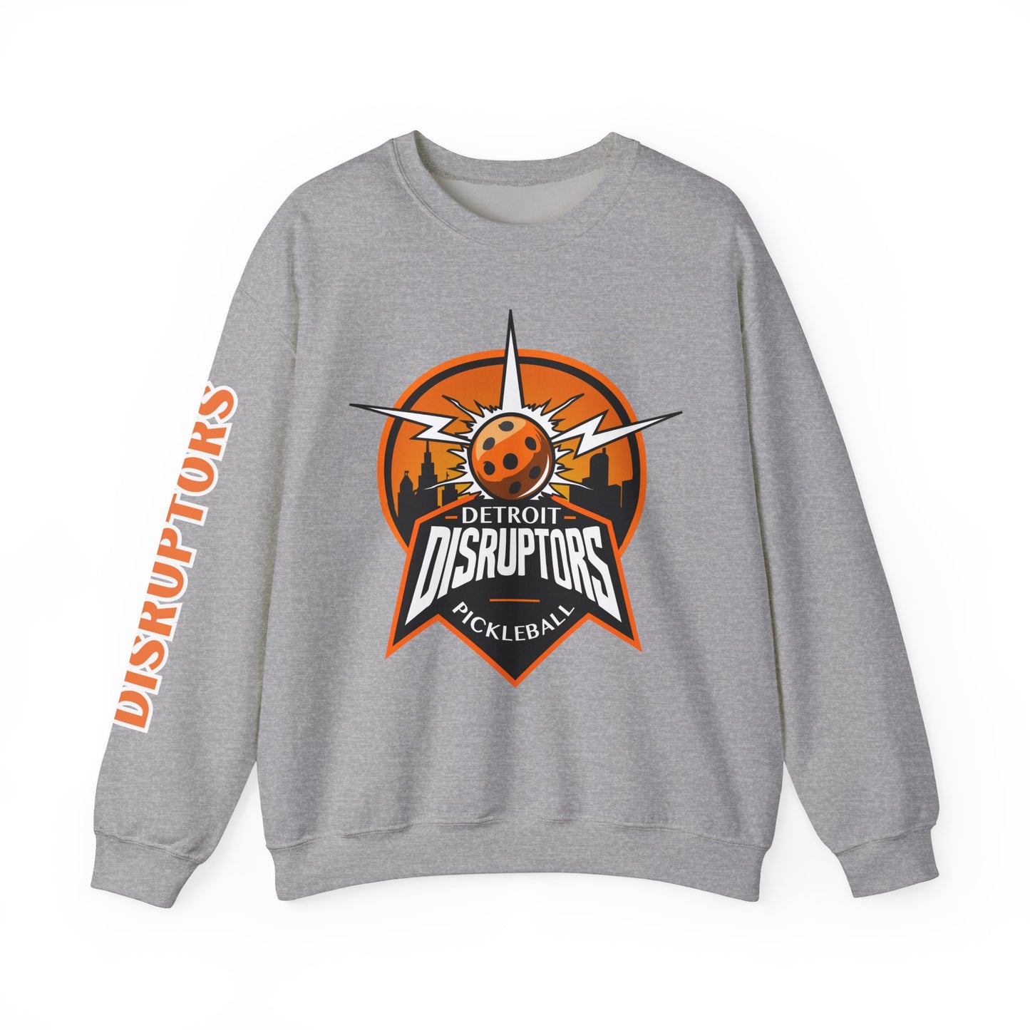 Detroit Disruptors Unisex Crew -Customize Sleeve or Back w/ Name- (add in instructions)