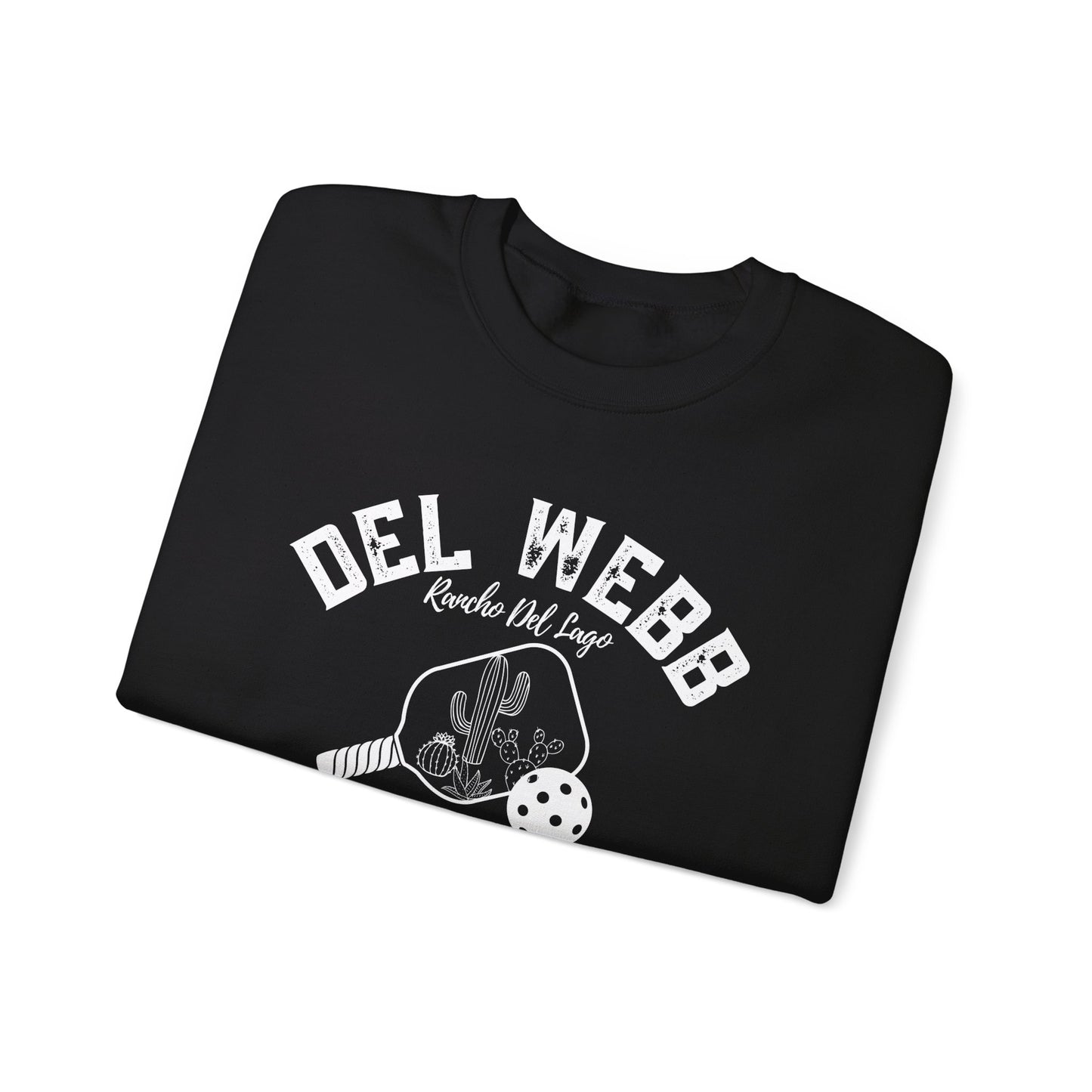 Del Webb Pickleball Beachy Style - Dink in the Desert - Unisex Crew -Can add name to sleeve with paddles