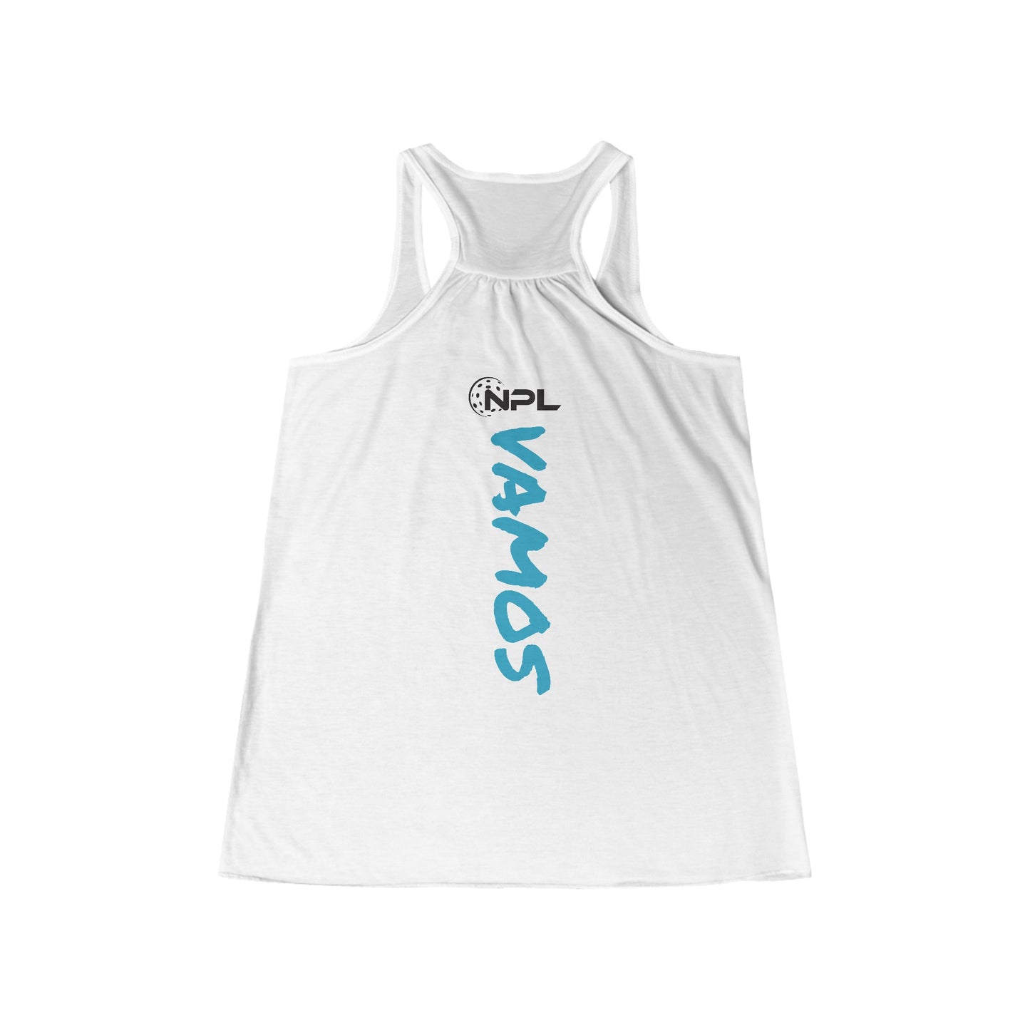 Boca Raton Picklers NPL Team - (name back or VAMOS) Women's Flowy Racerback Tank