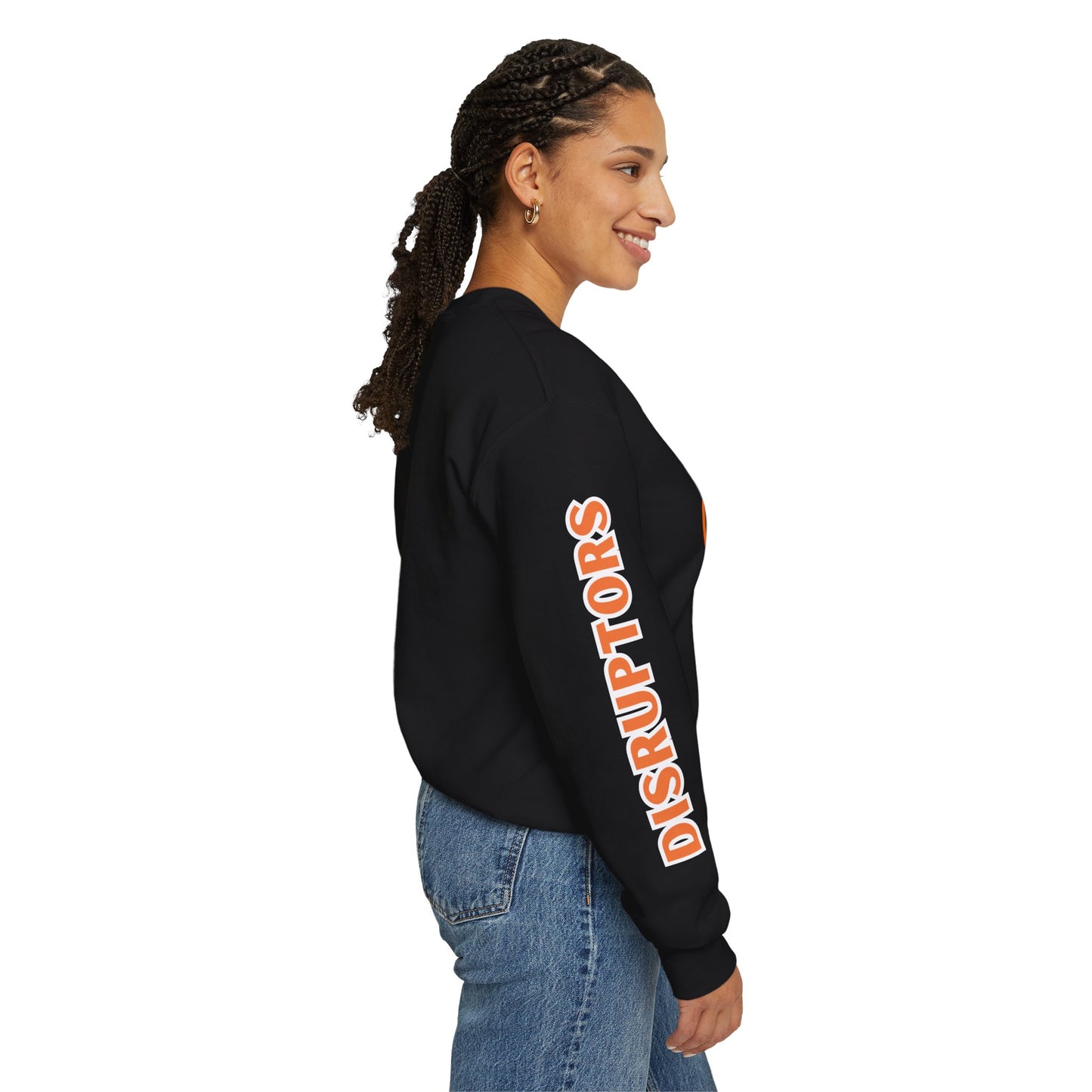Detroit Disruptors Unisex Crew -Customize Sleeve or Back w/ Name- (add in instructions)