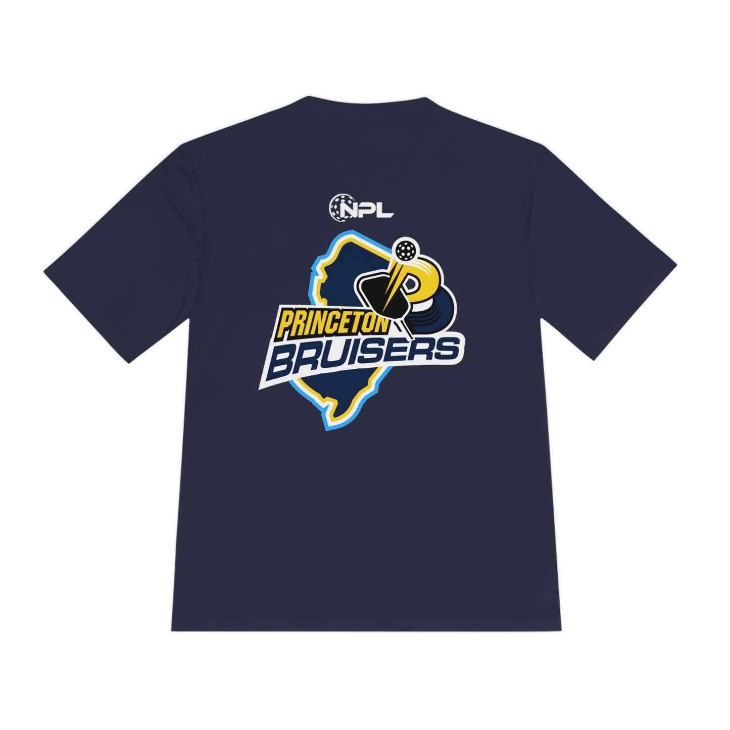 Princeton Bruisers - NPL Team Unisex Moisture Wicking Tee, SPF 40