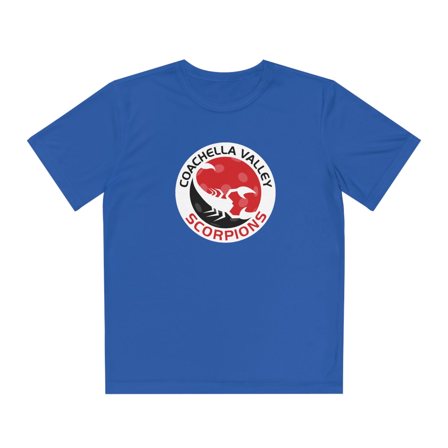 Coachella Valley Scorpions - Youth Competitor Tee, Moisture Wicking -customize back