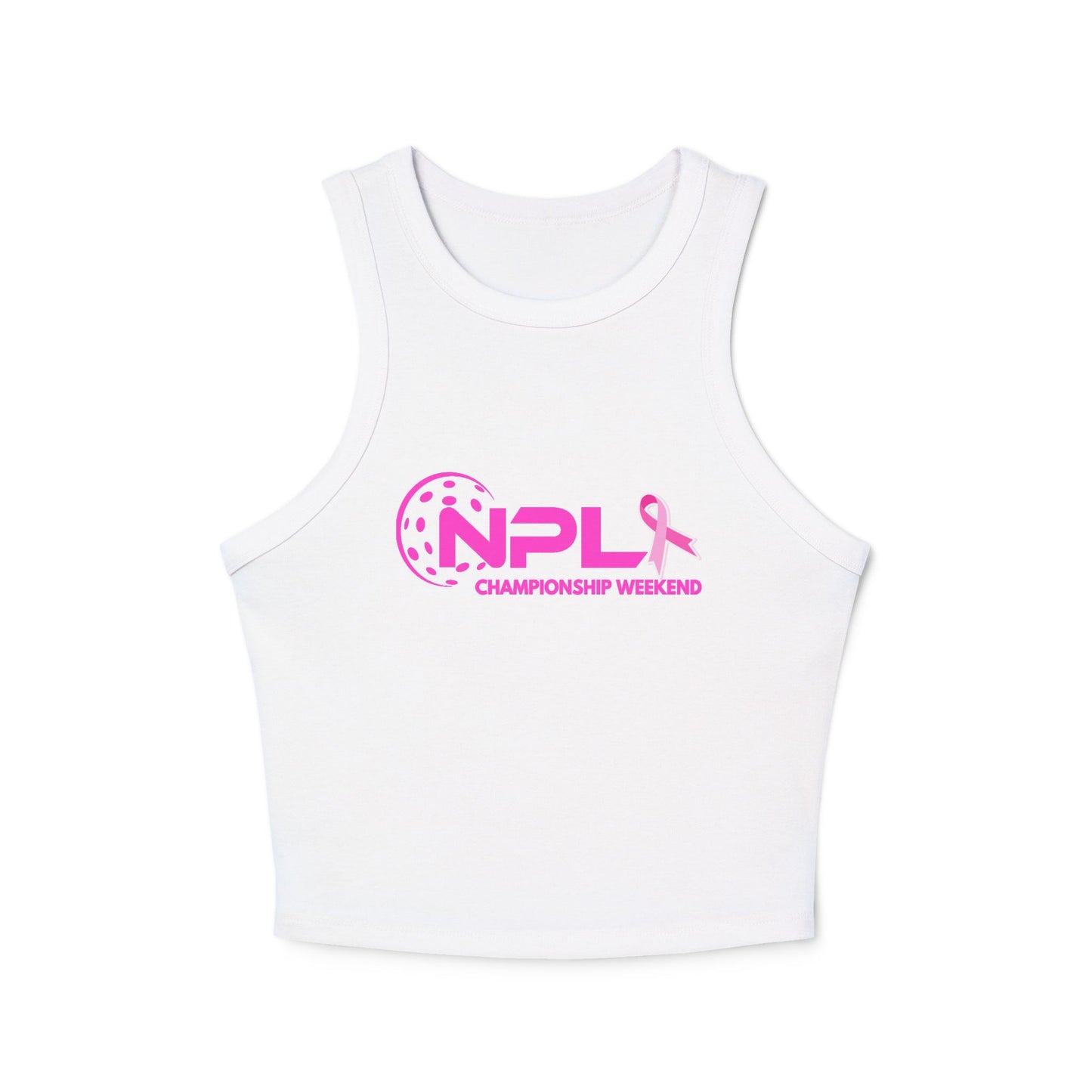 NPL Championship Weekend w/ ribbon -Women's Micro Rib Racer Tank Top