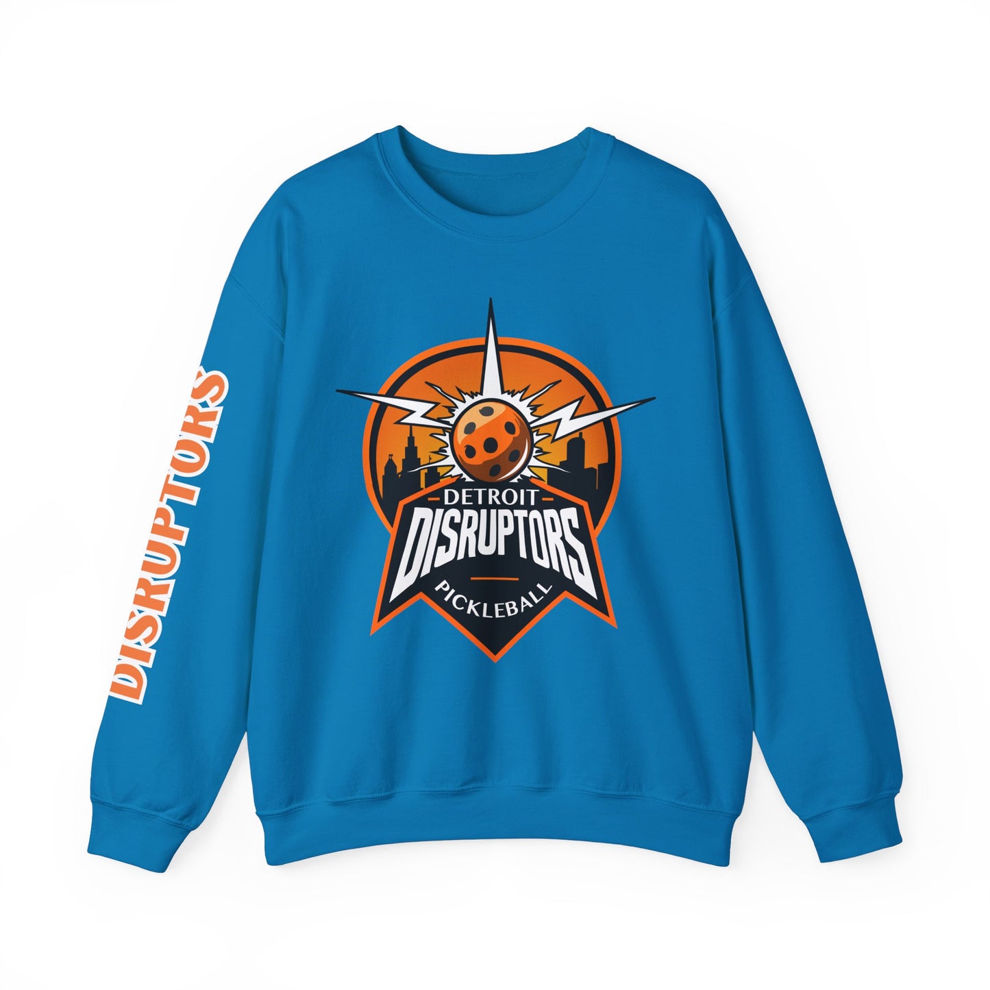 Detroit Disruptors Unisex Crew -Customize Sleeve or Back w/ Name- (add in instructions)