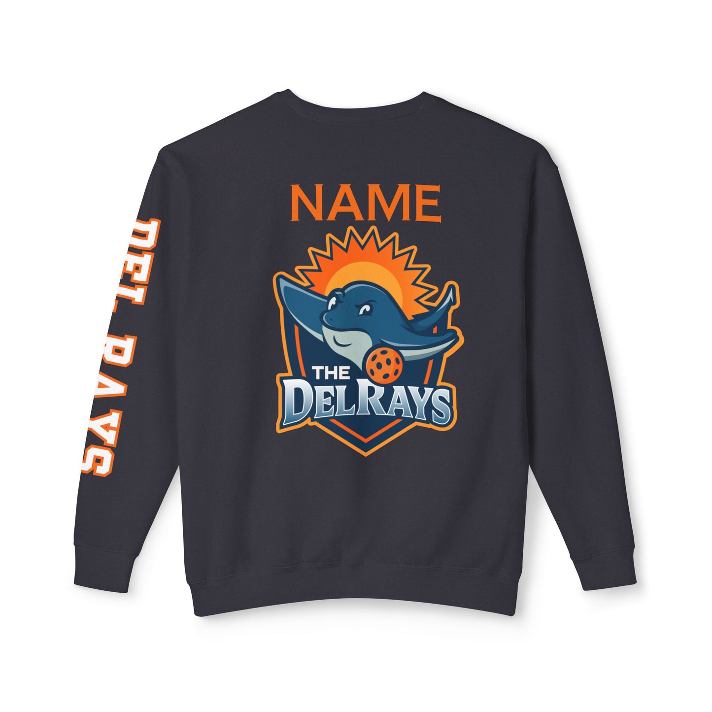 The Del Rays Unisex Extra Lightweight 100% Cotton Crew - Add Name
