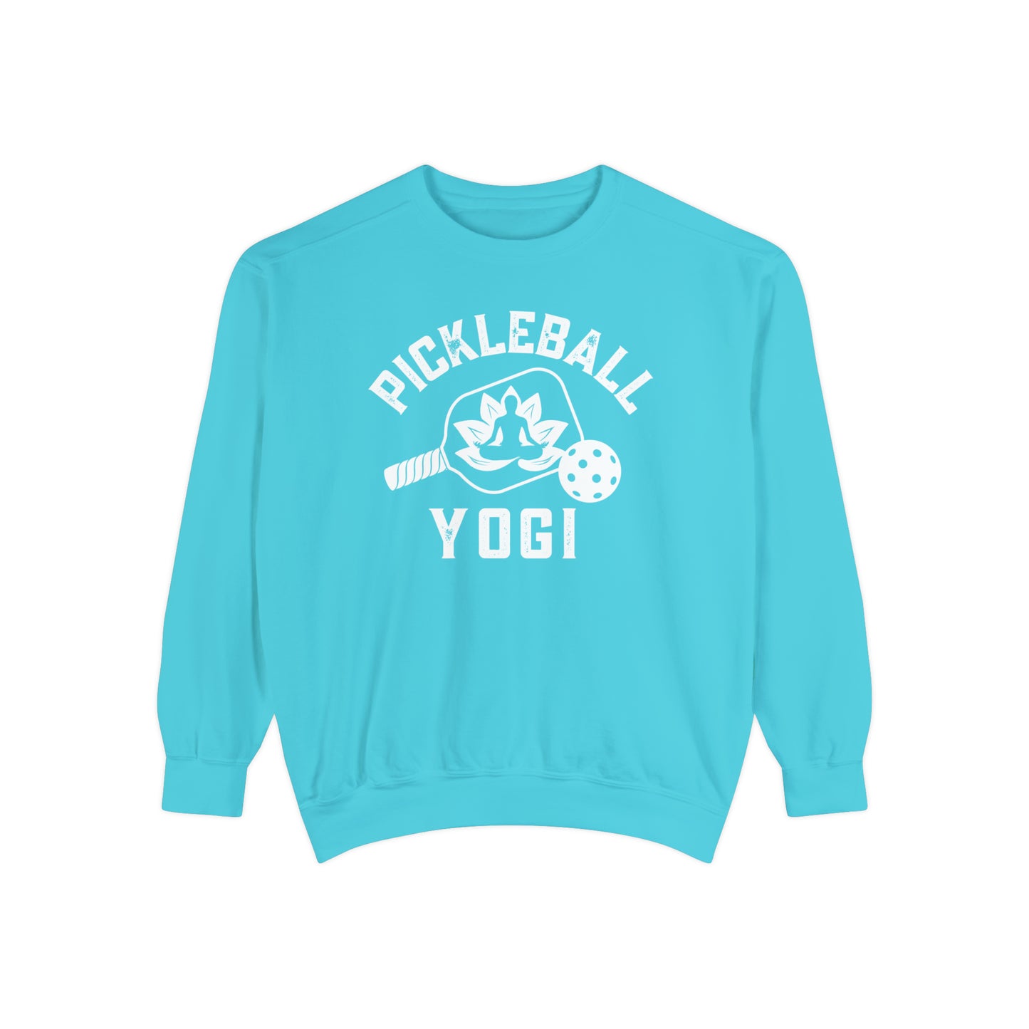 Pickleball Yogi - Unisex Garment-Dyed Sweatshirt